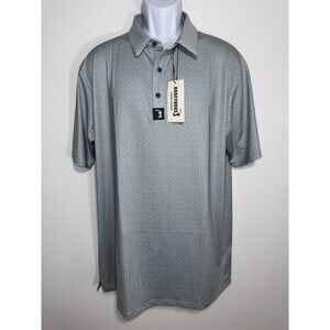 Bogey Bros Golf Polo Shirt Men's XXL Green Gray Swimmers Sperm Performance NWT